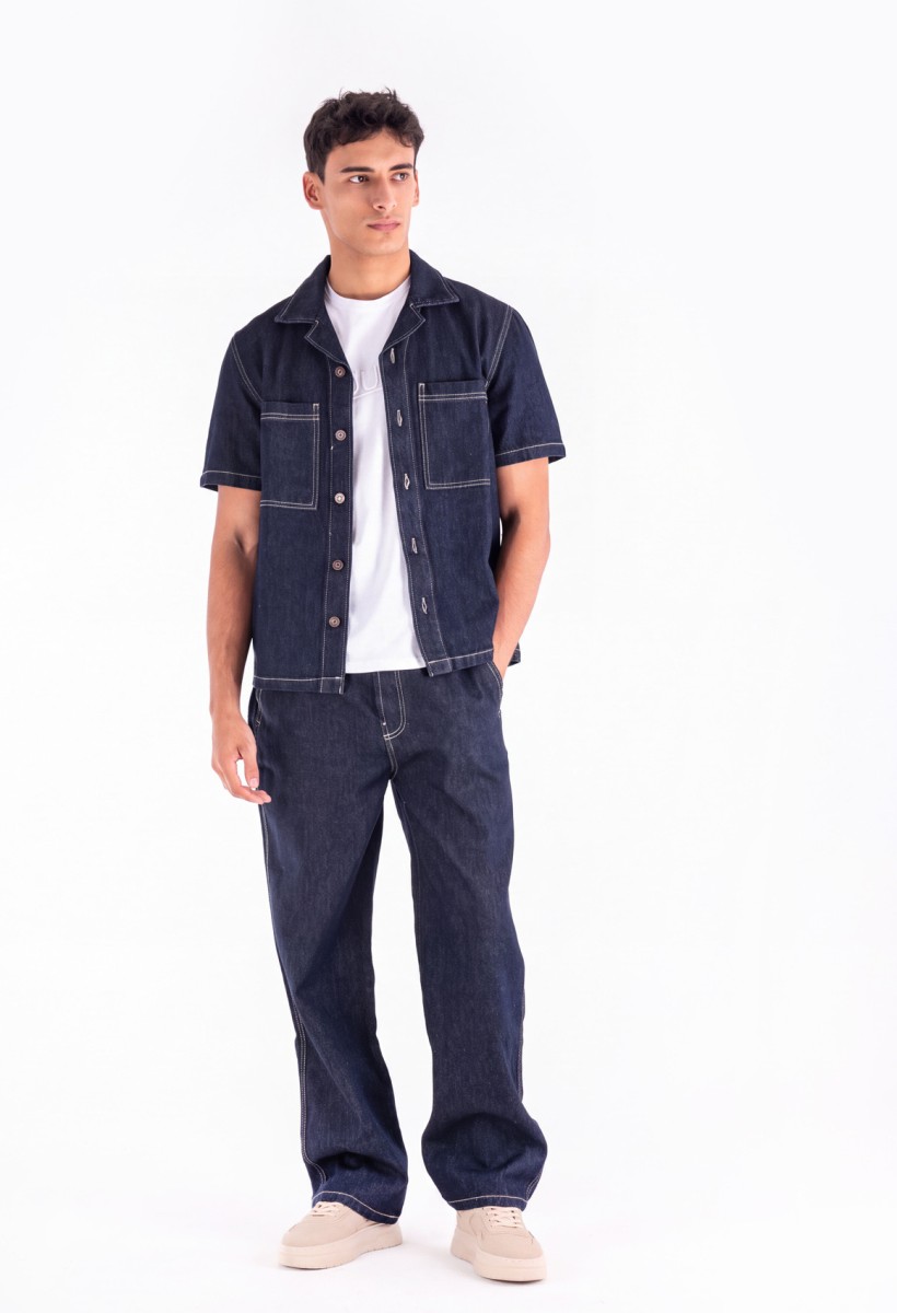 Chemise en denim